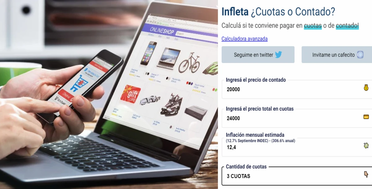 ¿Al contado o en cuotas?: una calculadora avanzada mide la inflación y explica cuál es la mejor opción según la compra que hagas.