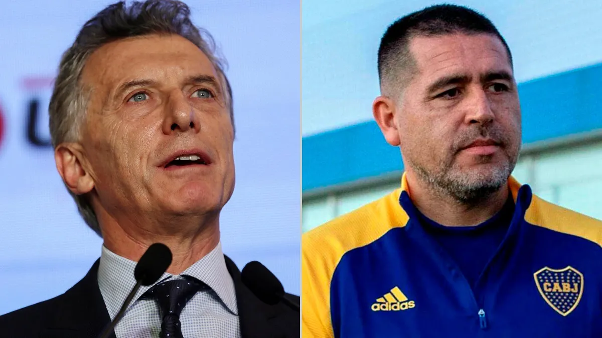 OTRO CRUCE MÁS. Riquelme criticó la postulación de Mauricio Macri en las elecciones del xeneize.