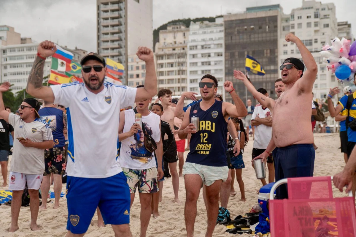 Miles de hinchas del xeneize viajaron a Río de Janeiro para presenciar la final de la Copa Libertadores.