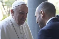 El papa Francisco recibió al ex ministro de Economía Martín Guzmán en El Vaticano