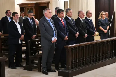 Jaldo, presente en la misa por el aniversario del Tribunal de Cuentas