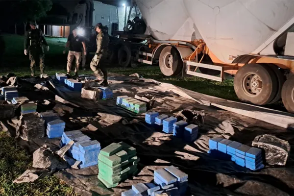 “Cemento blanco” marcó un récord de secuestro de cocaína en Tucumán