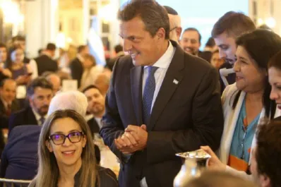 Massa, ante empresarios: Quiero ser el presidente que entierre la grieta