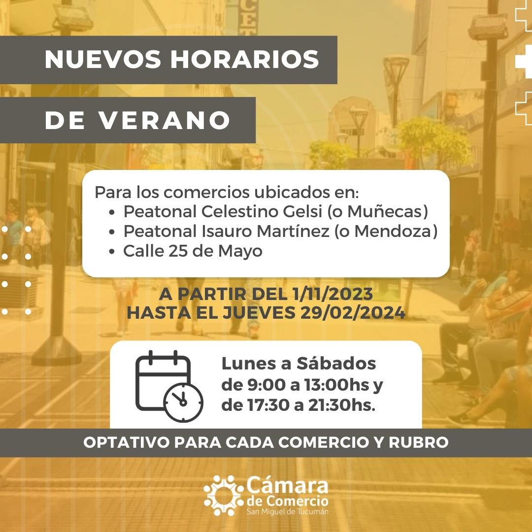 Los comercios cambian el horario de atención en el microcentro capitalino