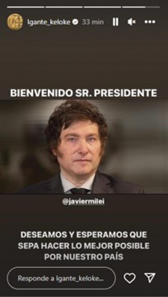 L-Gante le dio la bienvenida a Milei y… ¿se arrepintió después?