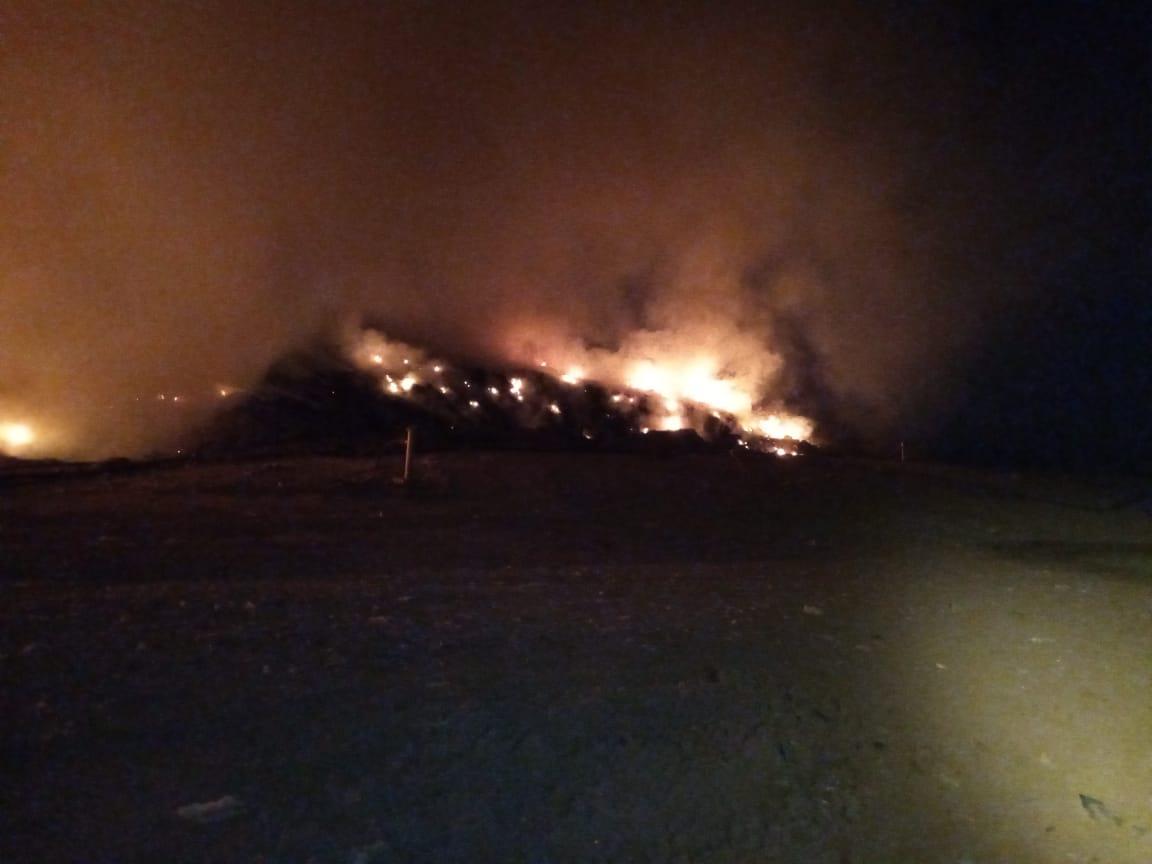 Hubo un incendio en la planta de Overo Pozo: investigan si fue intencional