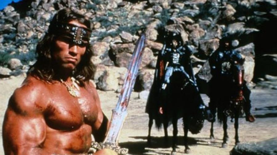 Shwarzenegger todavía no había protagonizado ningún hit cuando se estrenó 