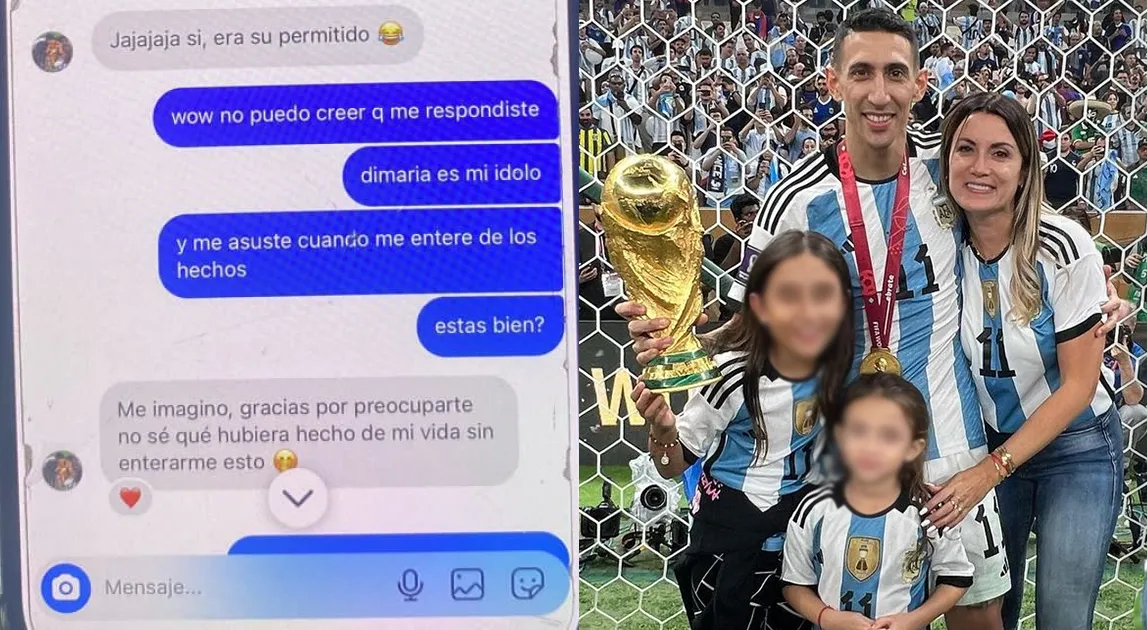 Chats, capturas de pantalla y la respuesta de Jorgelina Cardoso ante la supuesta infidelidad de Di María