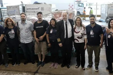 Desde Argentina, partió un avión de ayuda humanitaria para Gaza