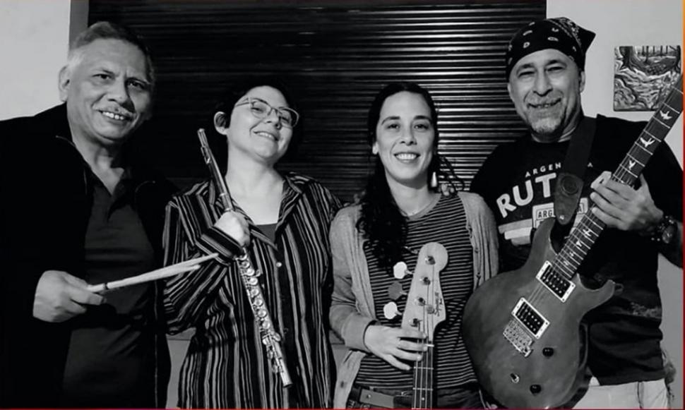 PROYECSIÓN MESTIZA. Eduardo Issa Osman, Victoria López Ninoff, Ludmila Bardón Kehil y Omar Bardón.