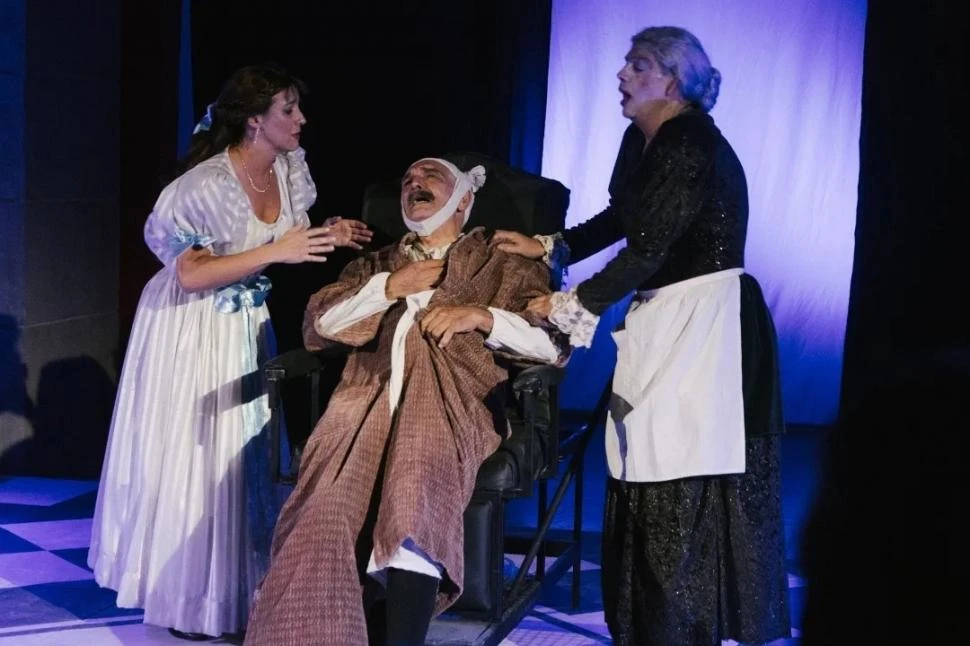 MALES FALSOS. Argán sufre sin motivos reales en “El enfermo imaginario”.