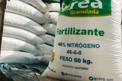 La importación de urea cae al menor nivel en siete años