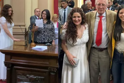 Una diputada salteña juró con anillo y vestida de novia: “hoy me caso con el pueblo”