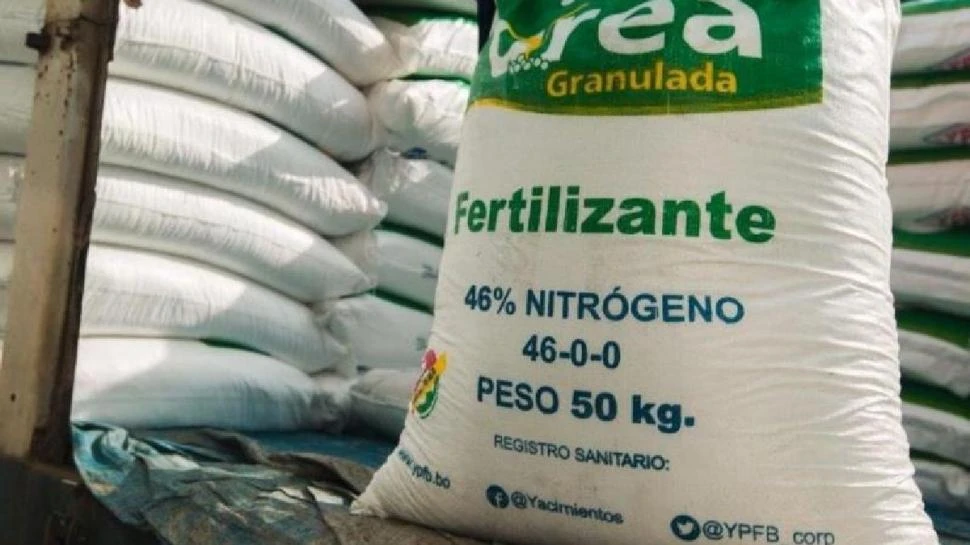 La importación de urea cae al menor nivel en siete años