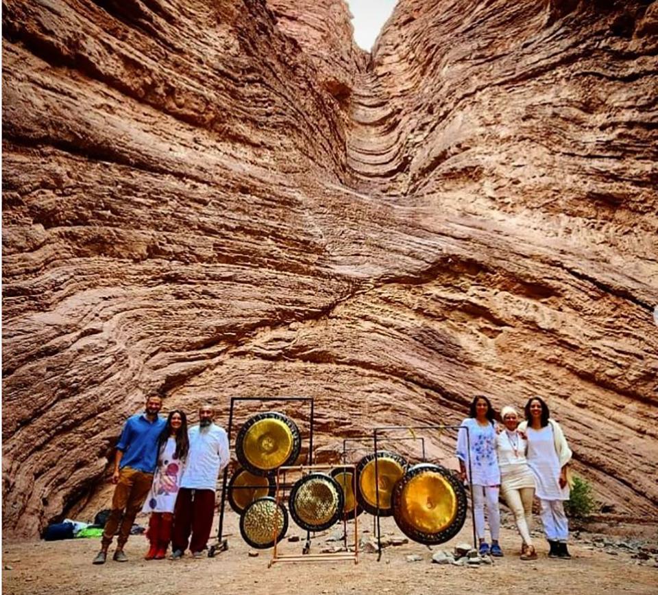 Puya de gongs. Anfiteatro natural de Cafayate