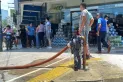 Incendio en el Mercado Persia: los bomberos se quedaron sin agua y los vecinos ayudan desde los edificios