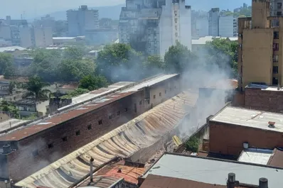 Incendio en el Mercado Persia: el antes y el después de la caída de parte del techo