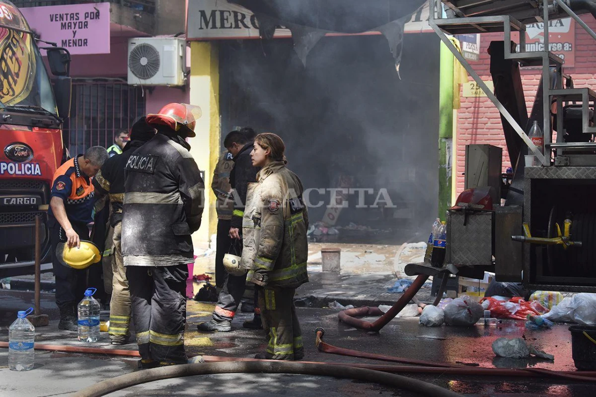 Incendio en el Mercado Persia: el informe de Bomberos reveló cómo se originó el fuego