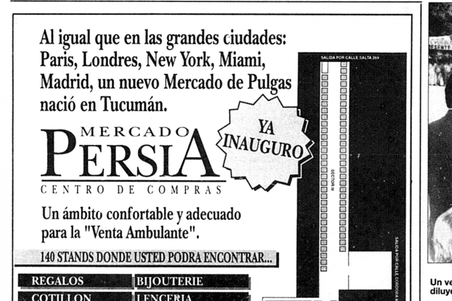 El Mercado Persia nació como una solución al conflicto de los vendedores ambulantes