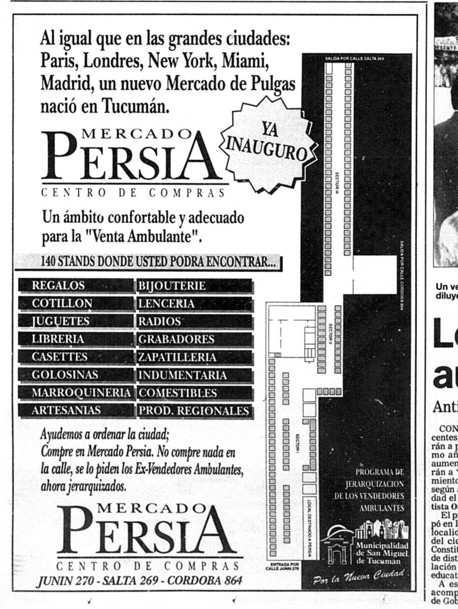 El Mercado Persia nació como una solución al conflicto de los vendedores ambulantes