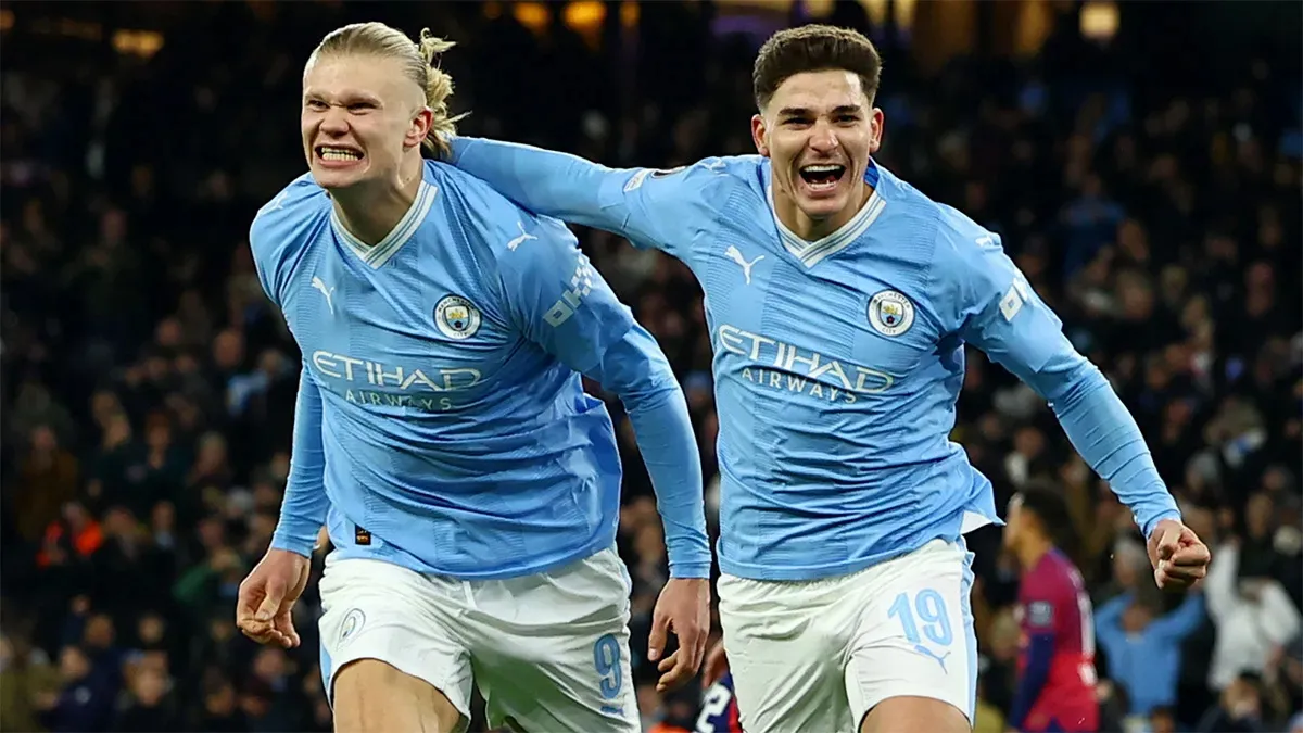 Julián Álvarez salvó el increíble invicto del Manchester City por Champions League