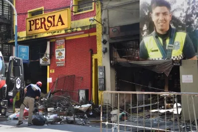 Incendio en el Mercado Persia: murió el bombero que estaba en grave estado