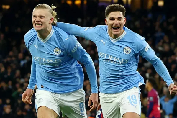 Julián Álvarez salvó el increíble invicto del Manchester City por Champions League