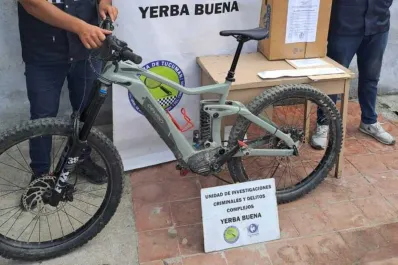 Recuperaron una bicicleta eléctrica robada