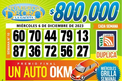 Los Números de Oro de LA GACETA