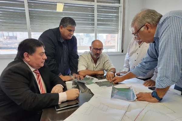 Analizaron la problemática de saneamiento de Juan Bautista Alberdi