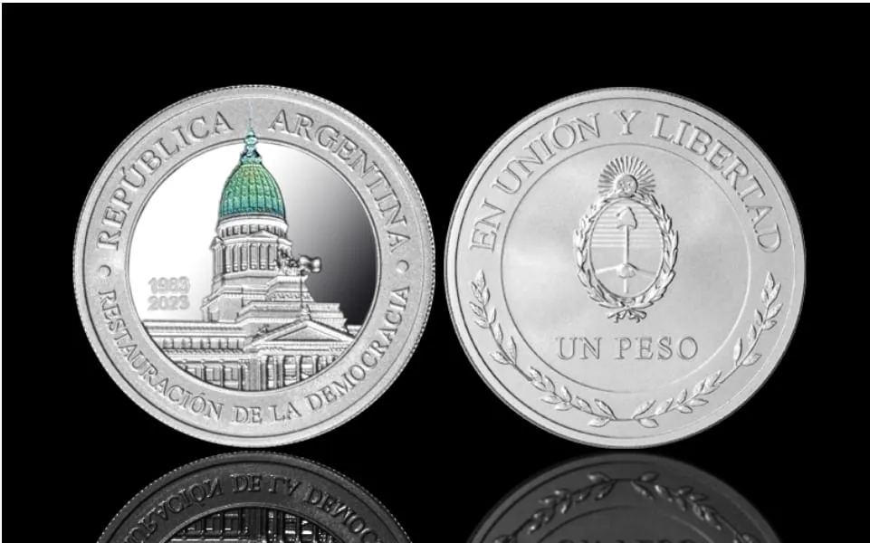 Una moneda conmemorativa por los 40 años de Democracia