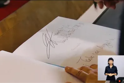 Qué escribieron Javier Milei y Victoria Villarruel en los libros del Congreso