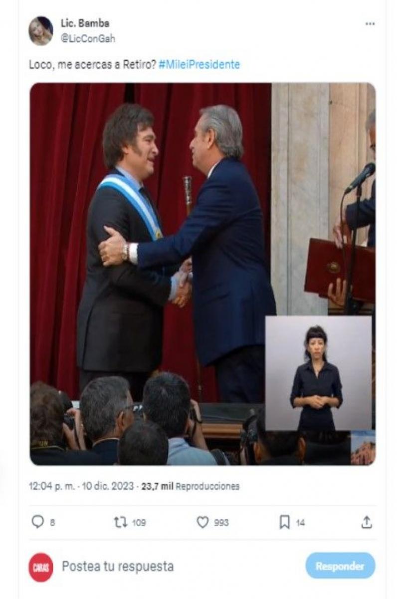 Los mejores memes que dejó la asunción de Javier Milei como Presidente