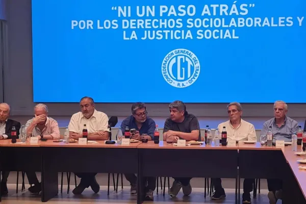 Al ajuste lo paga el pueblo, no la casta, se quejó la CGT