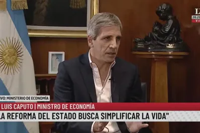 Luis Caputo: La inflación está subiendo 1% diario, que es casi 3.700% anual
