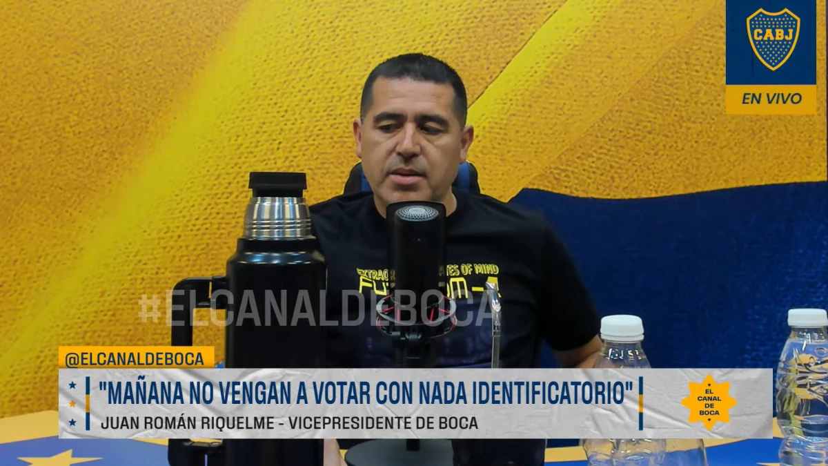 EN LA WEB. Riquelme prefirió dar la última entrevista por un canal de You Tube. FOTO @la12tuittera