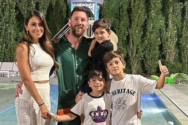 Los Messi ya están en Argentina para pasar las fiestas de fin de año