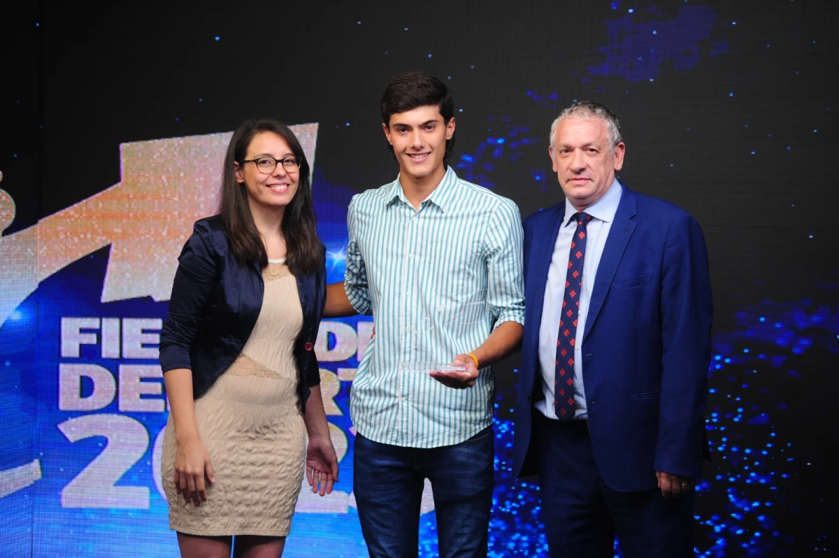 GANADOR. Joaquín Cisneros fue elegido Deportista del año en la Fiesta del Deporte de LA GACETA.