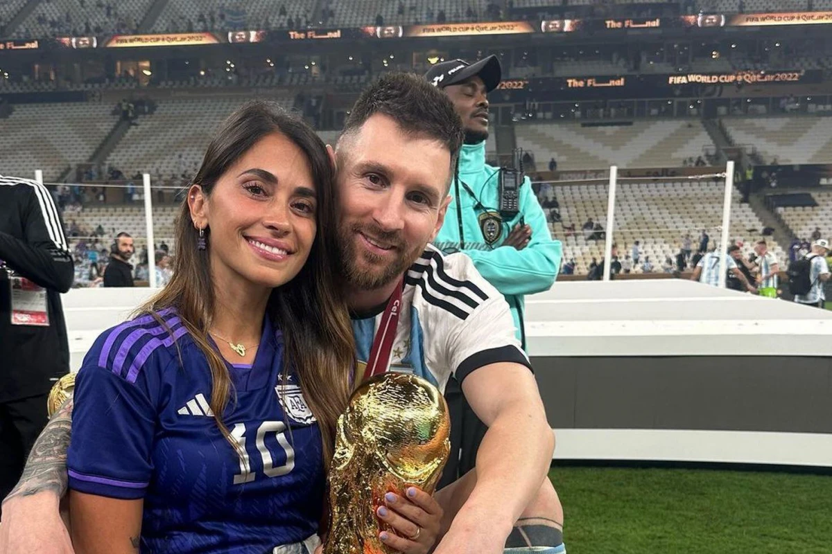 Antonela Roccuzzo publicó una foto inédita para celebrar el primer aniversario del Mundial de Qatar 2022