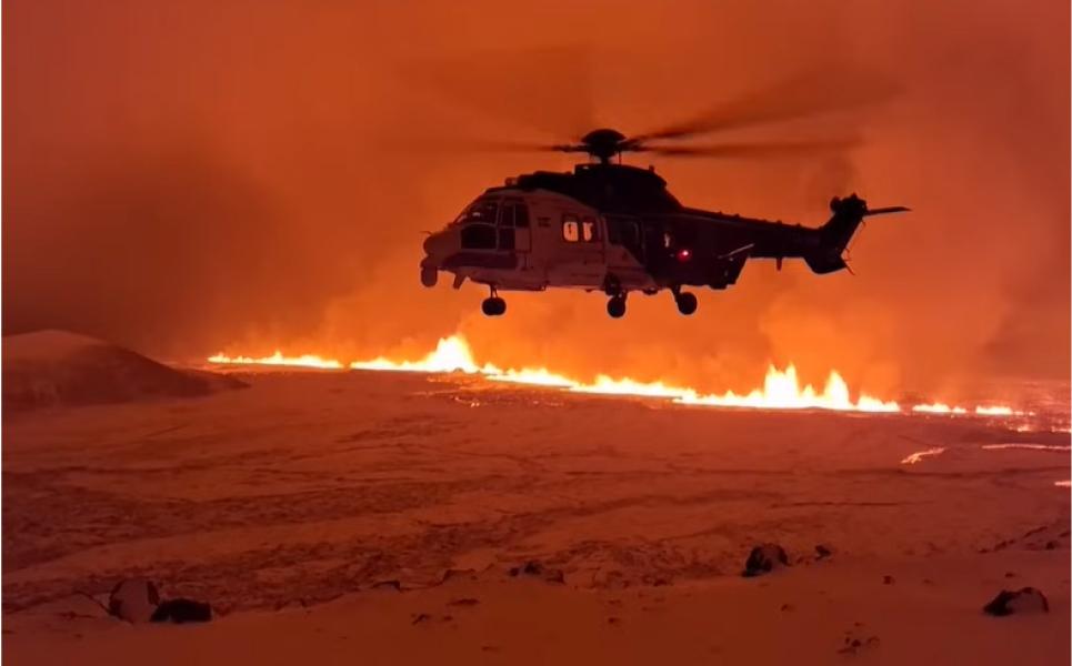 Erupción fisural: una grieta volcánica kilométrica obligó a evacuar toda una ciudad