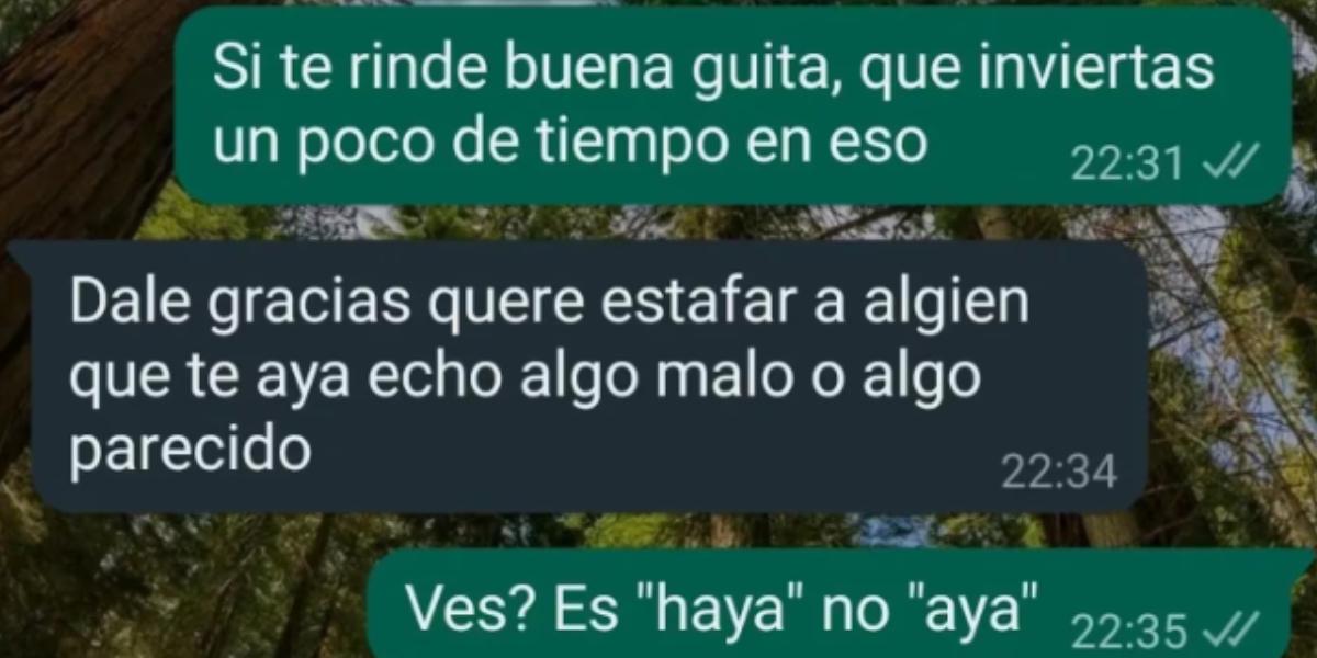 Es viral: la intentaron estafar por Whatsapp y le dio una lección de vida