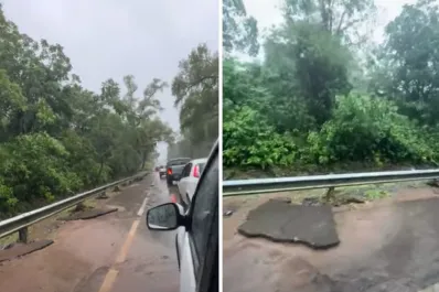 Tras el intenso temporal, quedó habilitada la ruta 307 que conduce a los valles