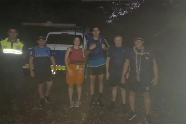 Rescataron a dos senderistas en Aguas Chiquitas en vísperas de Navidad