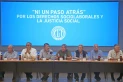 Piqueteros y la CGT se movilizan contra las medidas de Milei