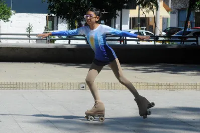 Tiene 10 años, soñaba patinar como Soy Luna y hoy es subcampeona Panamericana