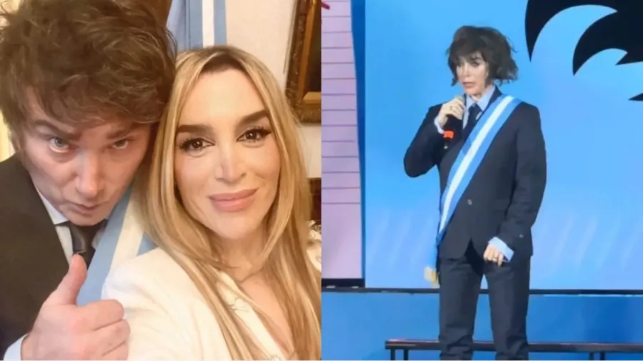 Fátima Florez imitó a Javier Milei durante su debut en Mar del Plata