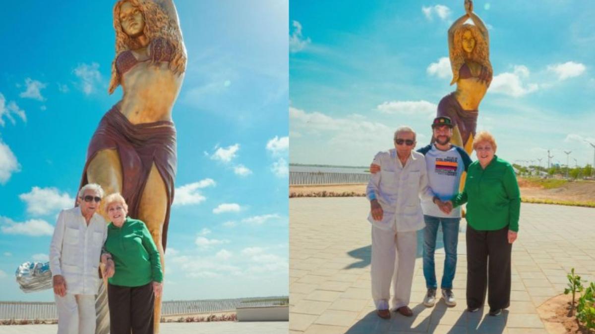 La curiosa estatua de Shakira con la que la homenajearon en Colombia