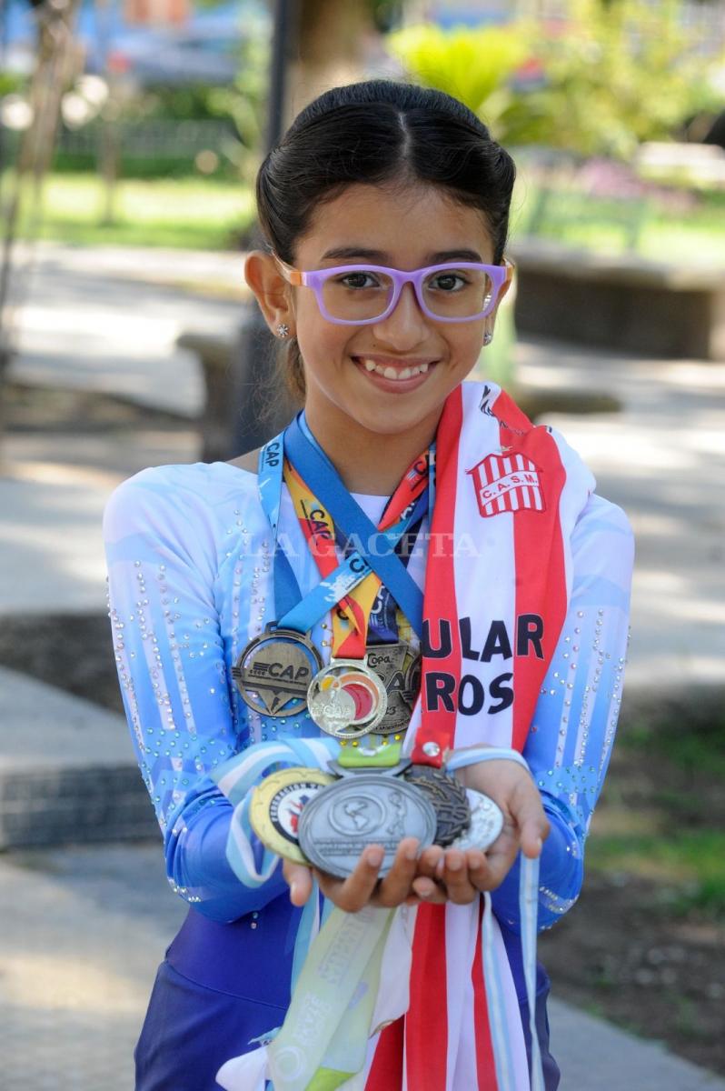 MULTICAMPEONA. En poco tiempo de competencia, Sol cosechó varias medallas, en 2024 irá por más. Foto: La Gaceta / Antonio Ferroni