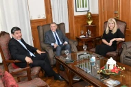 Jaldo, Acevedo y Chahla realizaron un balance de los dos primeros meses de gestión