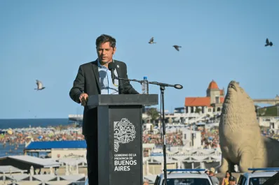 Kicillof tomó la palabra por los gobernadores peronistas y rechazó el proyecto de la ley ómnibus